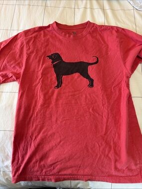 The Black Dog Red T Shirt